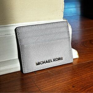 Michael Kors Silvery-Purple Card Holder